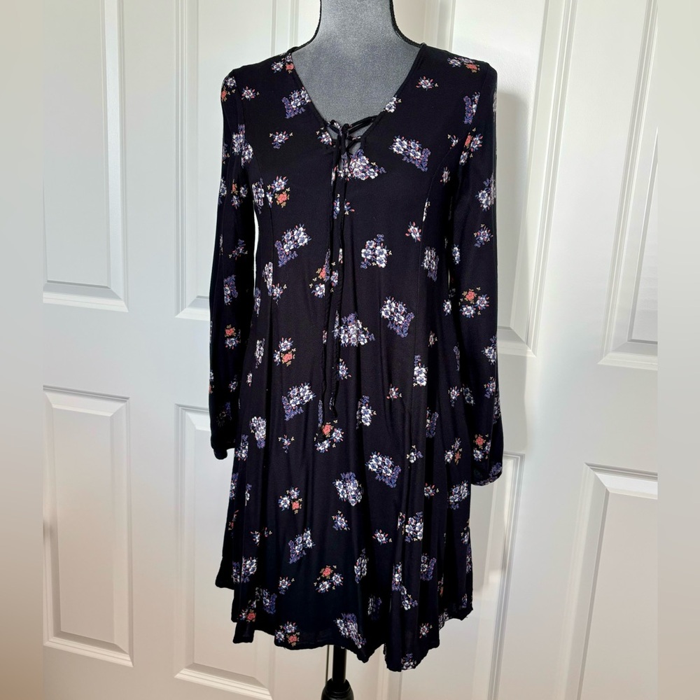 NAVY FLOWERED DRESS by OLD NAVY